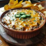 Cowboy Beef Dip finished dish for recipe card