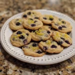 Lemon Blueberry Cookies finished dish for recipe card