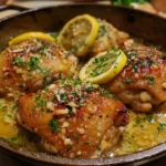 Lemon Chicken Romano finished dish for recipe card