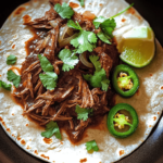 Venison Barbacoa finished dish for recipe card