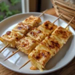 Air-Fryer Tortilla Kebab Skewers finished dish for recipe card