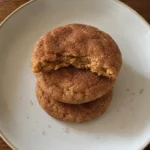 Stack of Apple Butter Cookies on a plate
